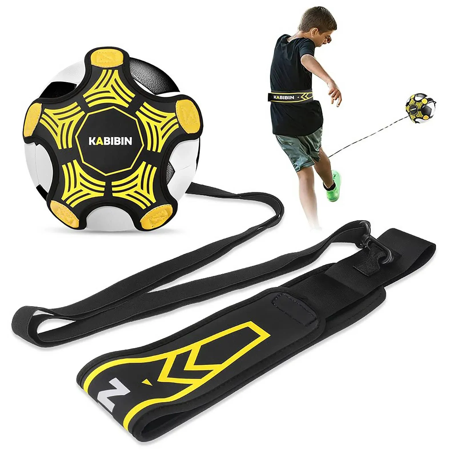 Soccer Training Equipment Volleyball Trainer for Kids AdultsSolo Soccer Practi