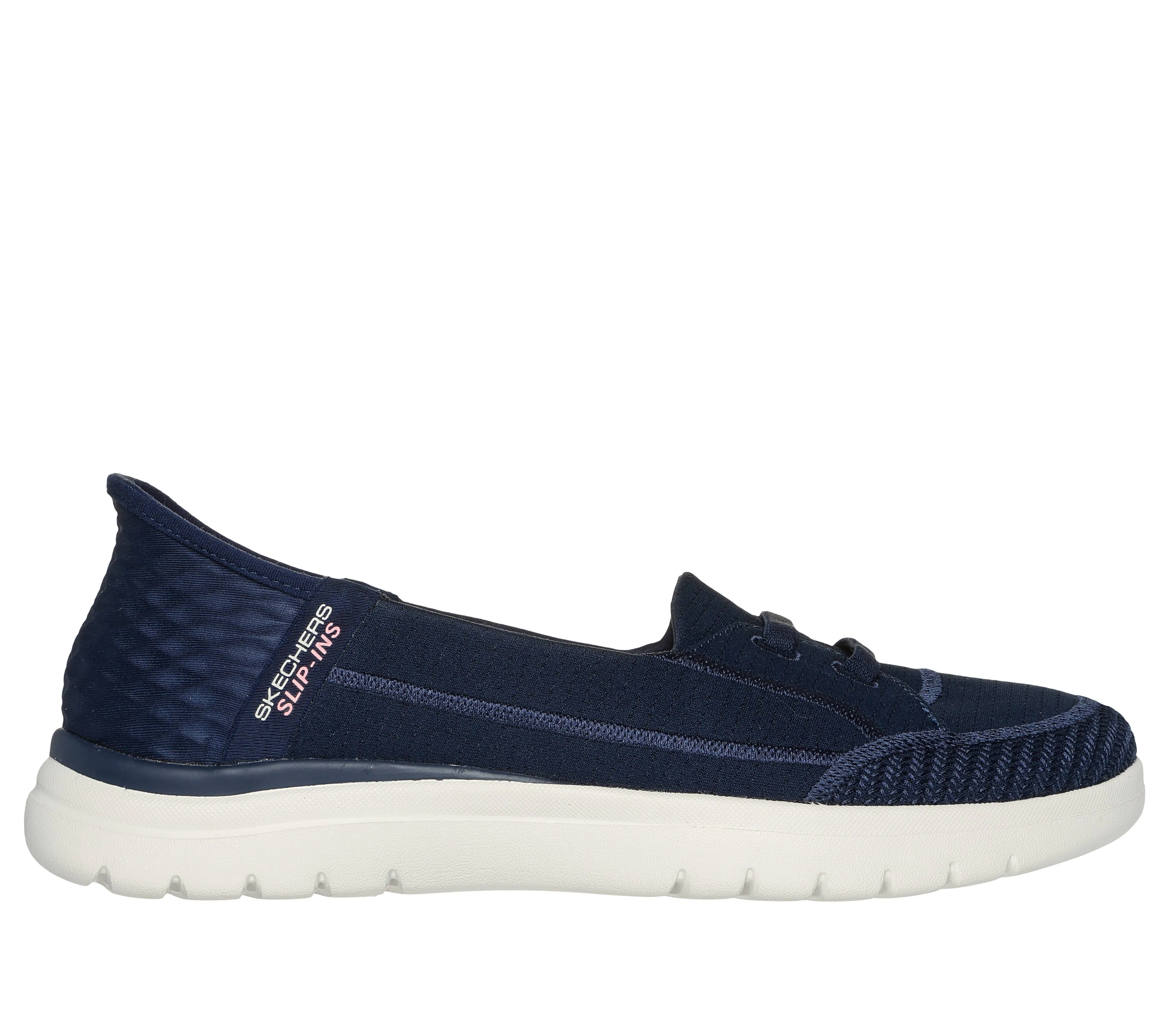 Skechers On The Go Slip-Ins: Flex-Top Notch 10 Women's Navy