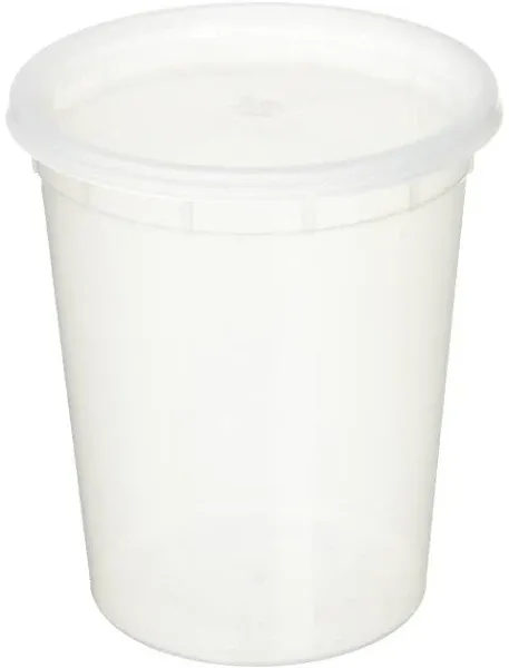 Reditainer Deli Food Storage Containers with Lids (24 Pack)