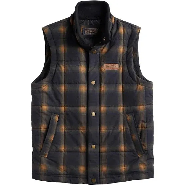 Pendleton Mens Plaid Cody Quilted Vest