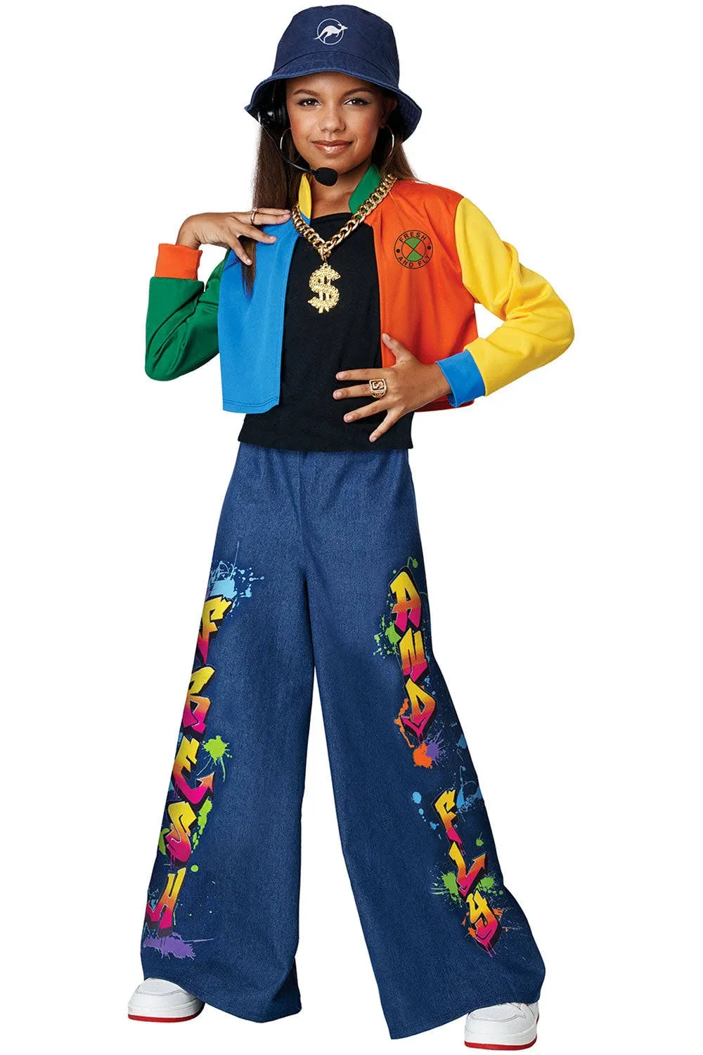 California Costumes 3021146 Child 90&#039;s Hip Hop Superstar