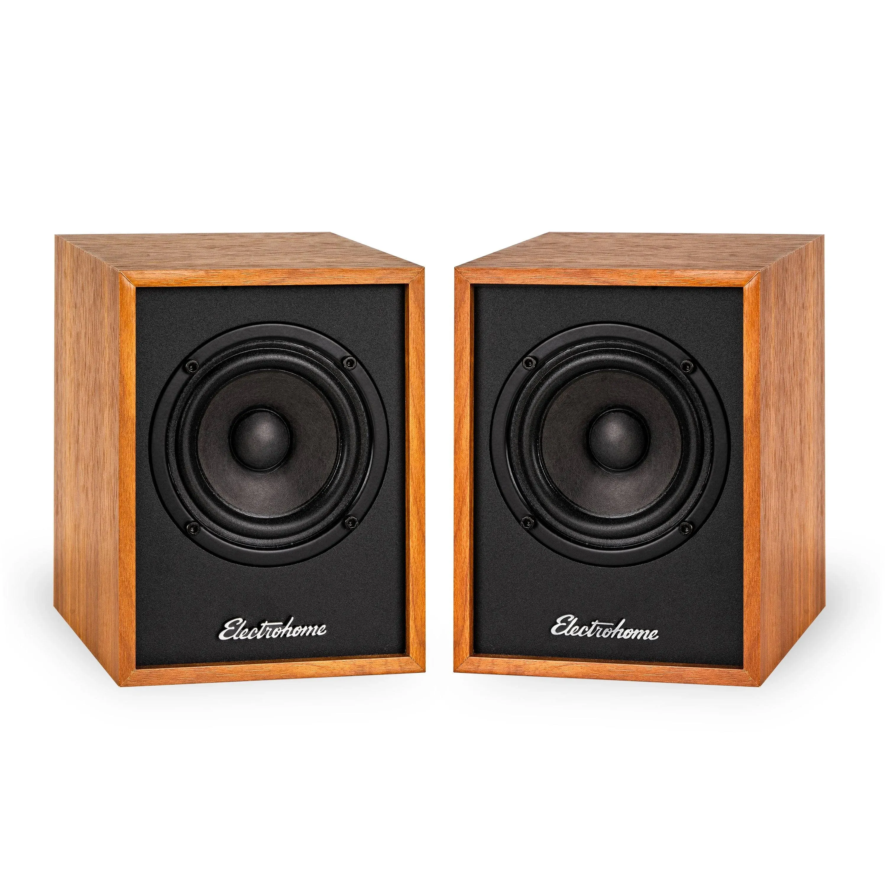 Electrohome Huntley Powered Bookshelf Speakers with Built-in Amplifier, 3 ...