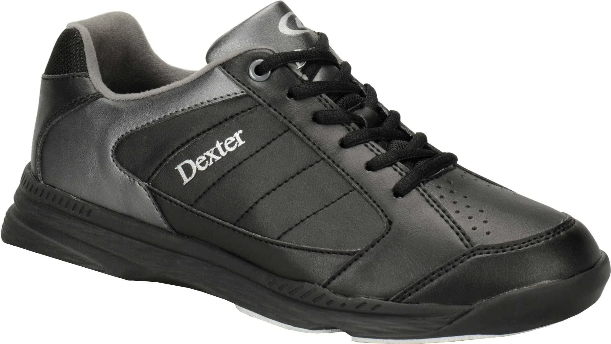 Mens Black Dexter RICKY IV Lite Bowling Shoes Black/Alloy Sizes 6 - 15