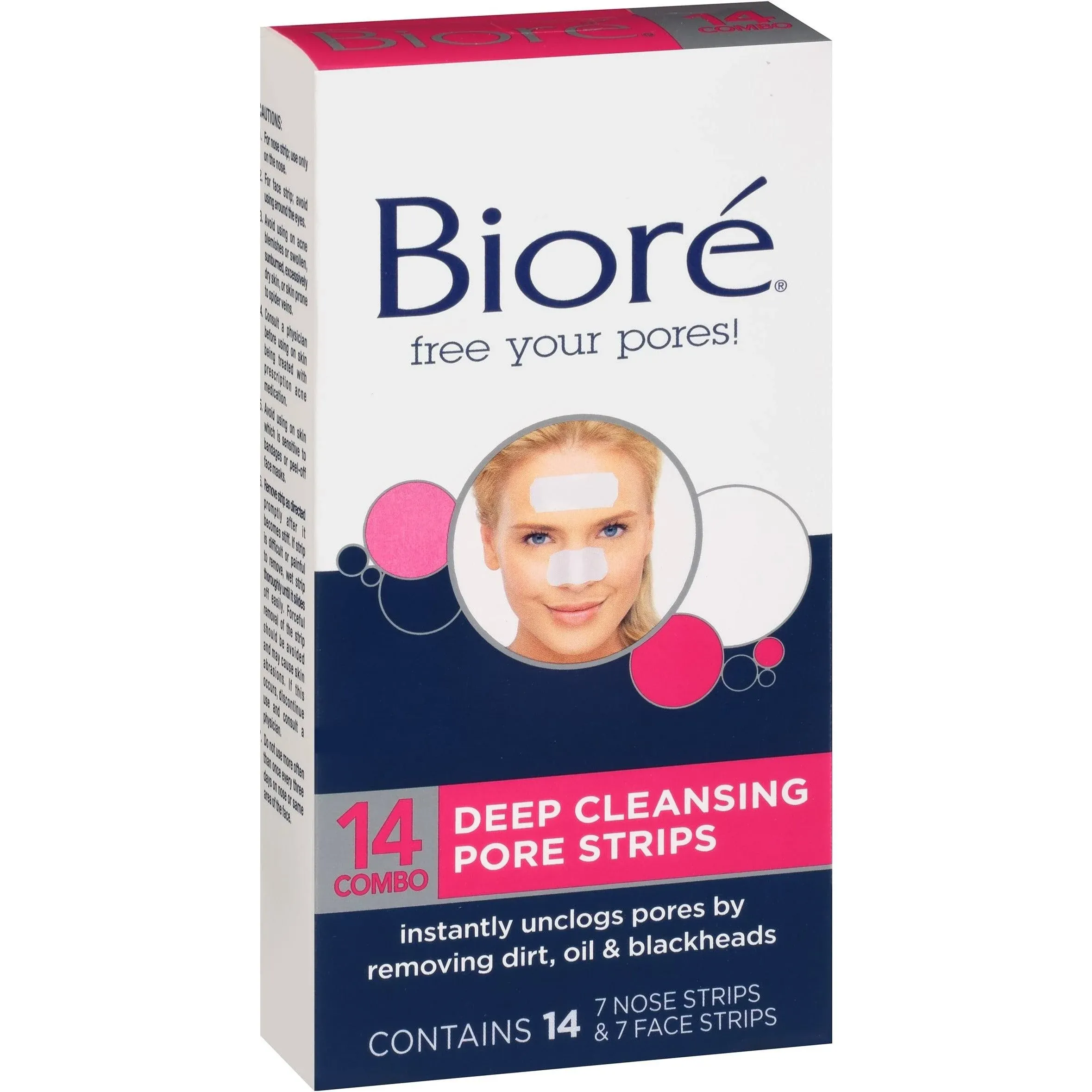 Biore, Deep Cleansing Pore Strips, The Original , 14 Nose Strips