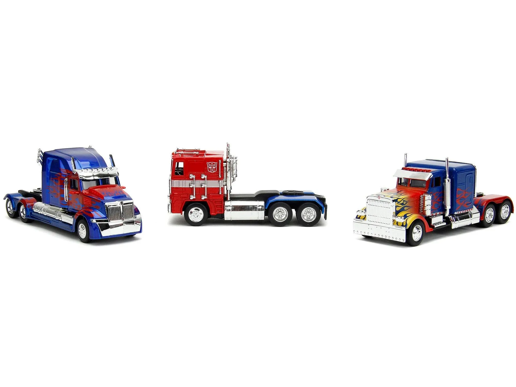 Transformers Optimus Prime Trucks Set of 3 Pieces Hollywood Rides Series 1/3