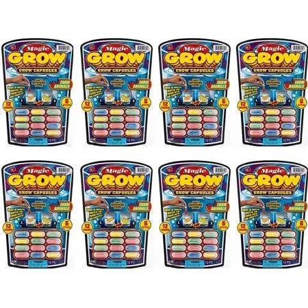 MAGIC GROW Capsules 12 Bug Buddies, Watch it form to a bug New Sealed