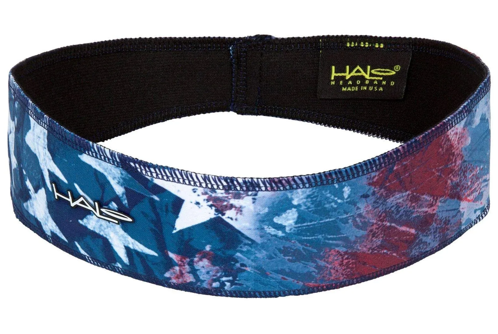 Halo Headband II Pullover Sweatband - Red/White/Blue Tie-Dye