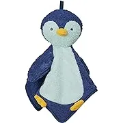 Manhattan Toy Penny Penguin Scrub-a-Dubbie Bathtime Puppet Washcloth for Infants, Toddlers and Kids