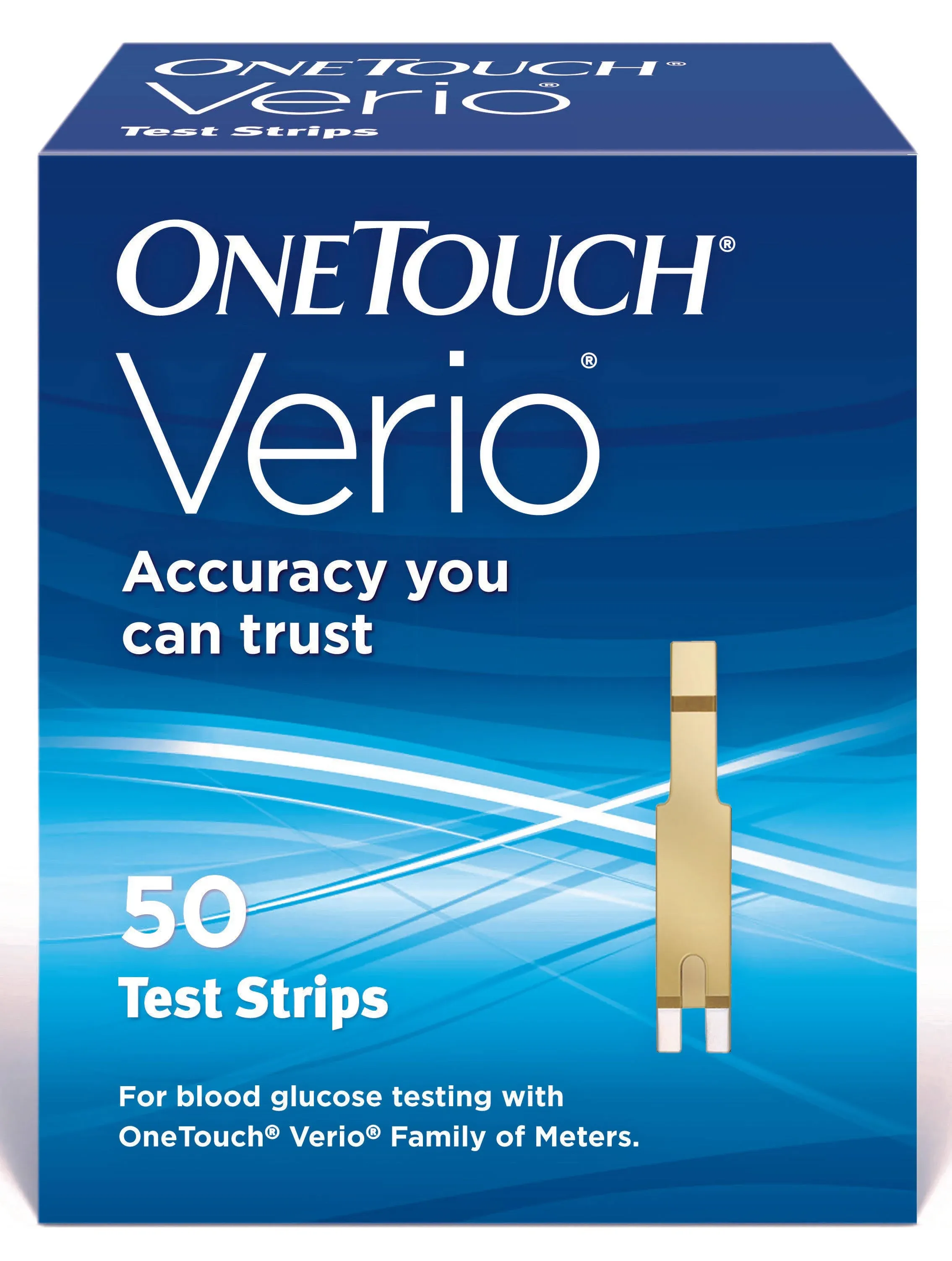 One Touch Verio iQ Gold Test Strips - 25 count