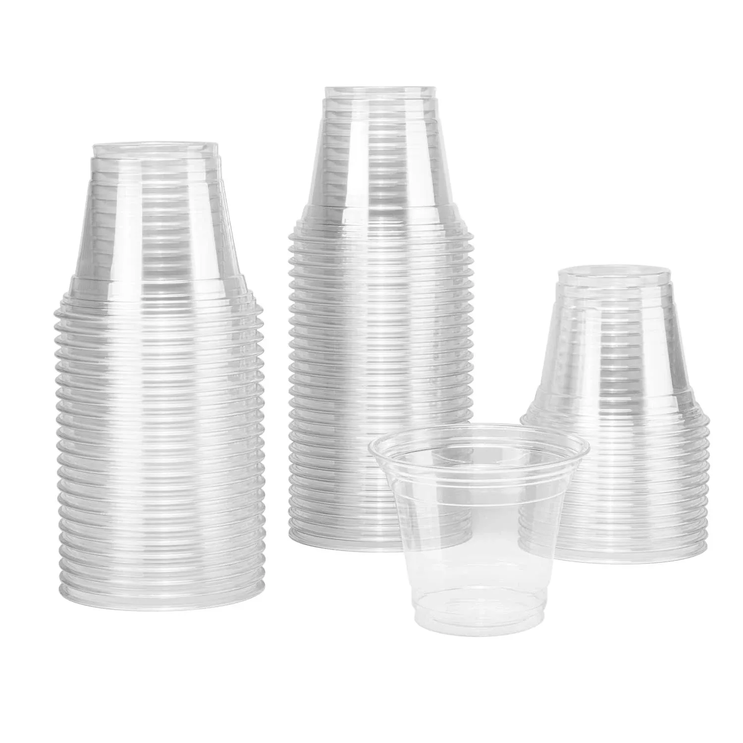 Karat [1000 ct] 9oz Plastic Cups, Clear Disposable Cold Cup for Dessert, Fruit, and More, 92mm (C-KC9)