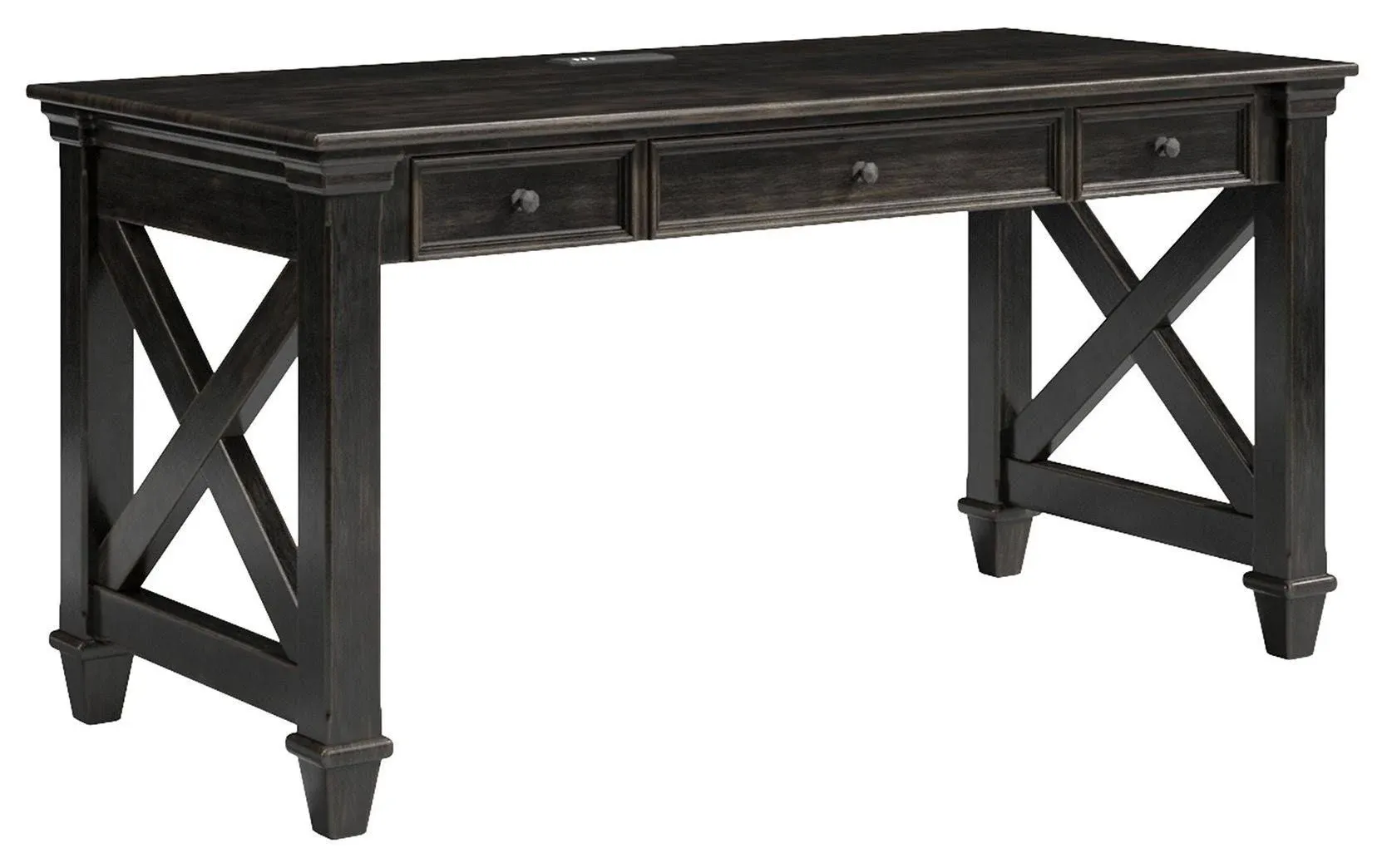 Martin Furniture Traditional Wood Writing, Dark Brown Desk