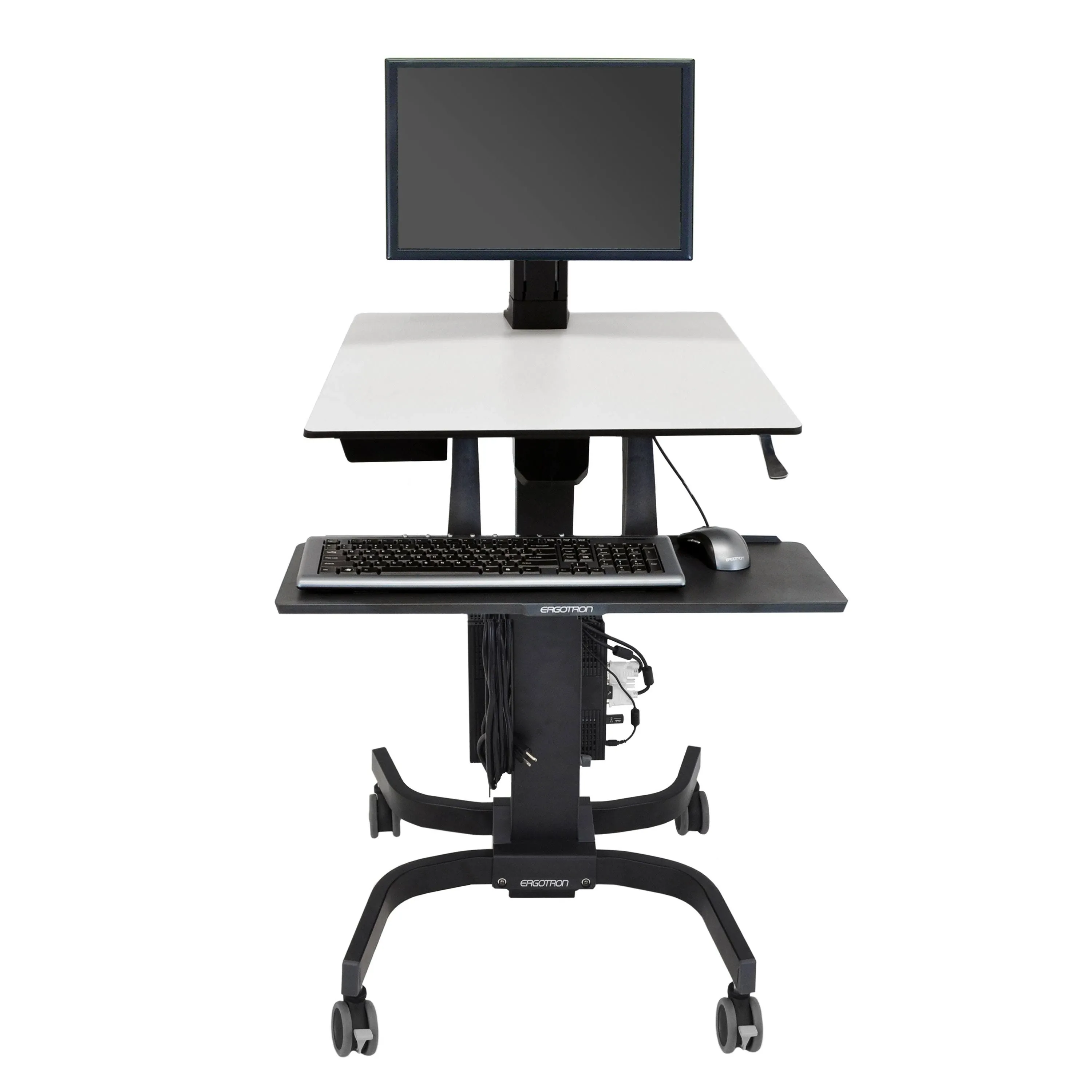 Ergotron WorkFit-C Single Sit Stand Workstation