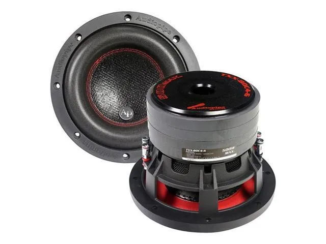 Audiopipe TXX-BDC4-10 TXX-BD Series 10&#034; 1800W 4 Ohm Quad Stack DVC Subwoofer