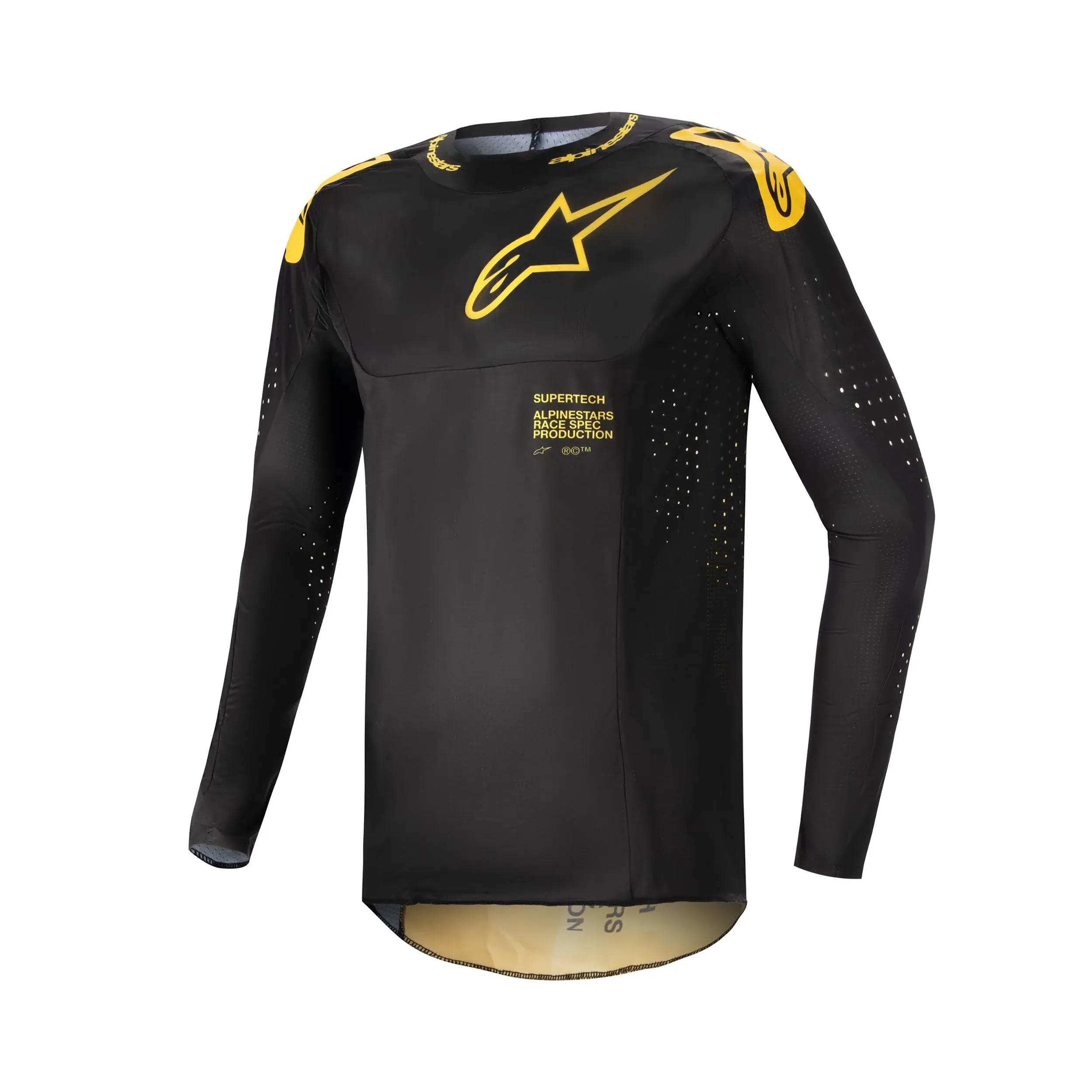 Alpinestars Supertech Ward Jersey - Black/Yellow - XL