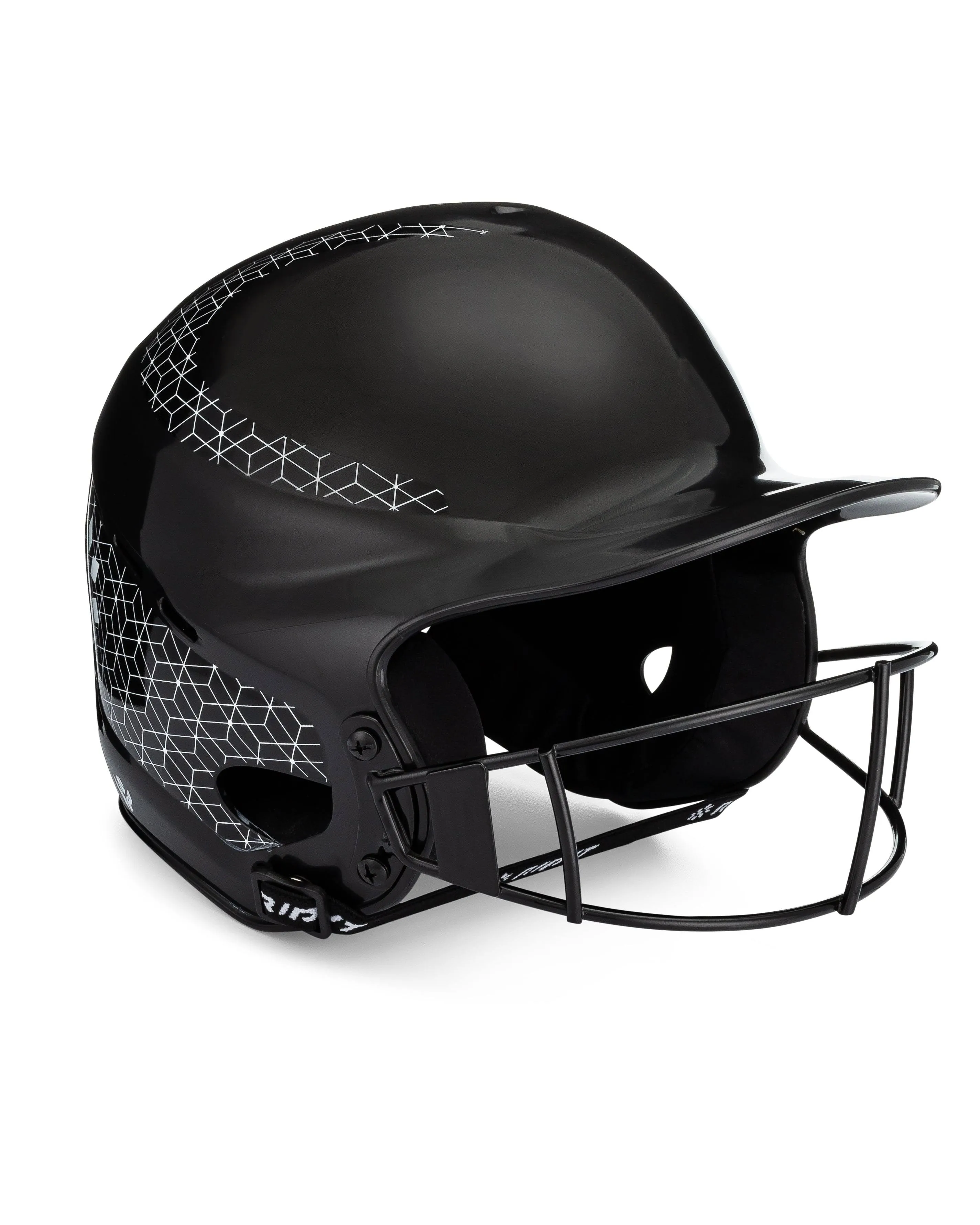 RIP-IT | Vision Classic Softball Batting Helmet 2.0 | Pinstripe | Lightweight Women's Sport Equipment