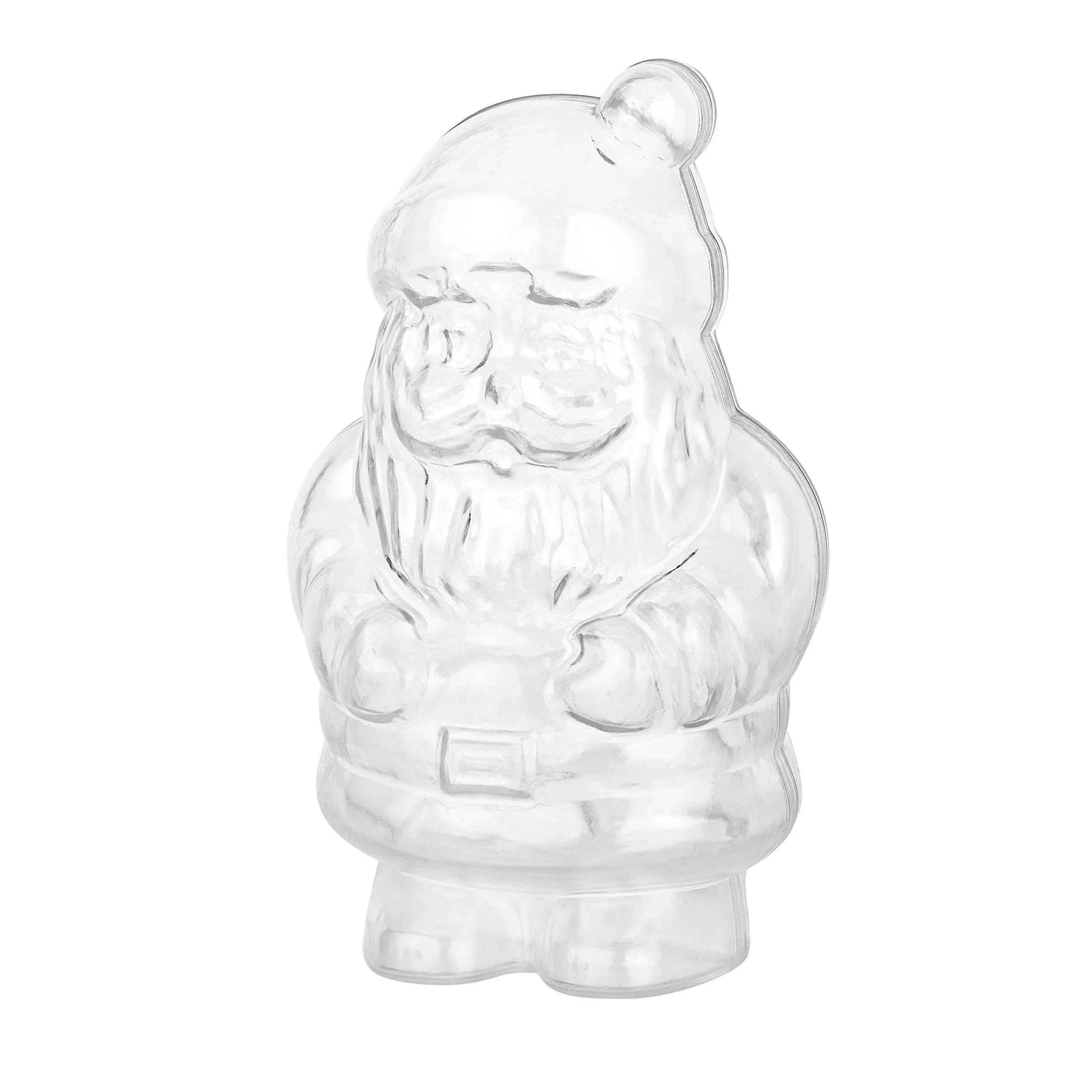 Santa Shaped Acrylic Candy Boxes 8 Pack 4.72"X2.36"X1.96"