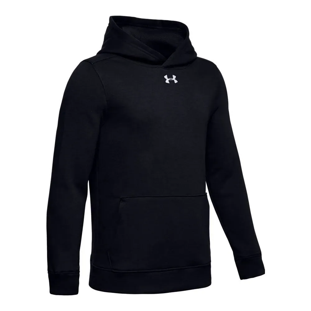 Boy&#x27;s Under Armour Faith Lutheran Hooded Sweatshirt Long Sleeve Black Size Youth