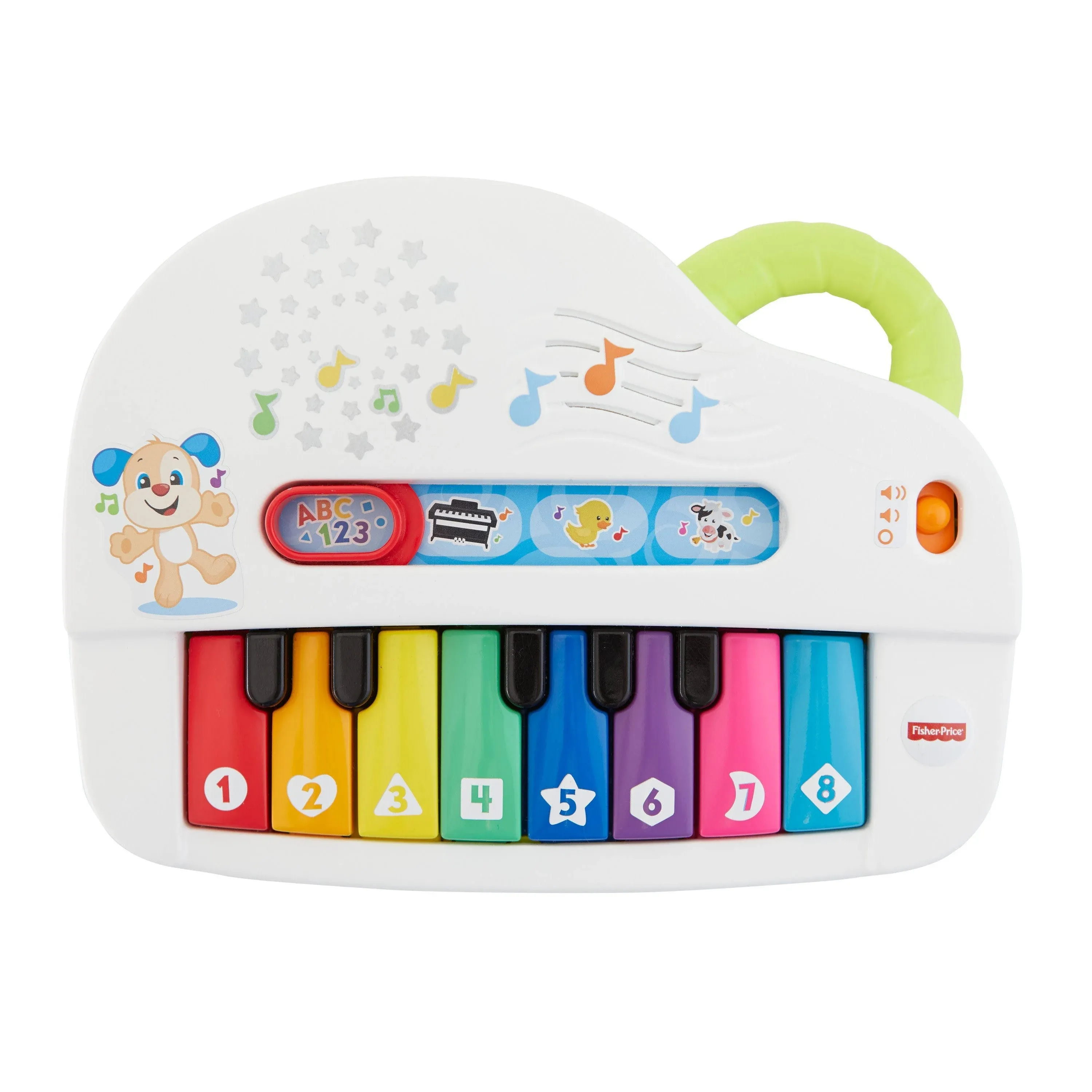 Fisher-Price Laugh &amp; Learn Silly Sounds Light-up Piano, Multicolored