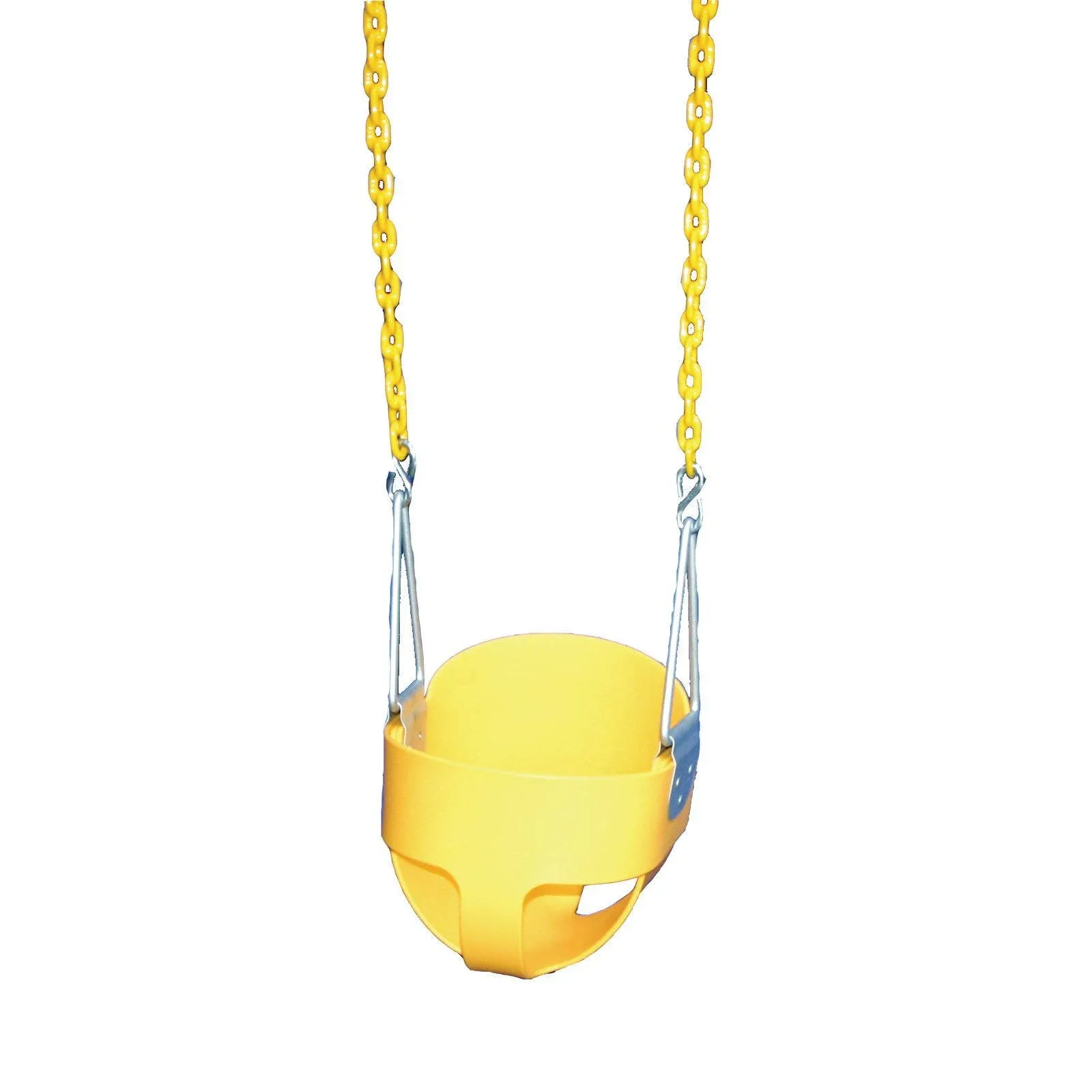 Gorilla Playsets Full Bucket Toddler Swing (Yellow)