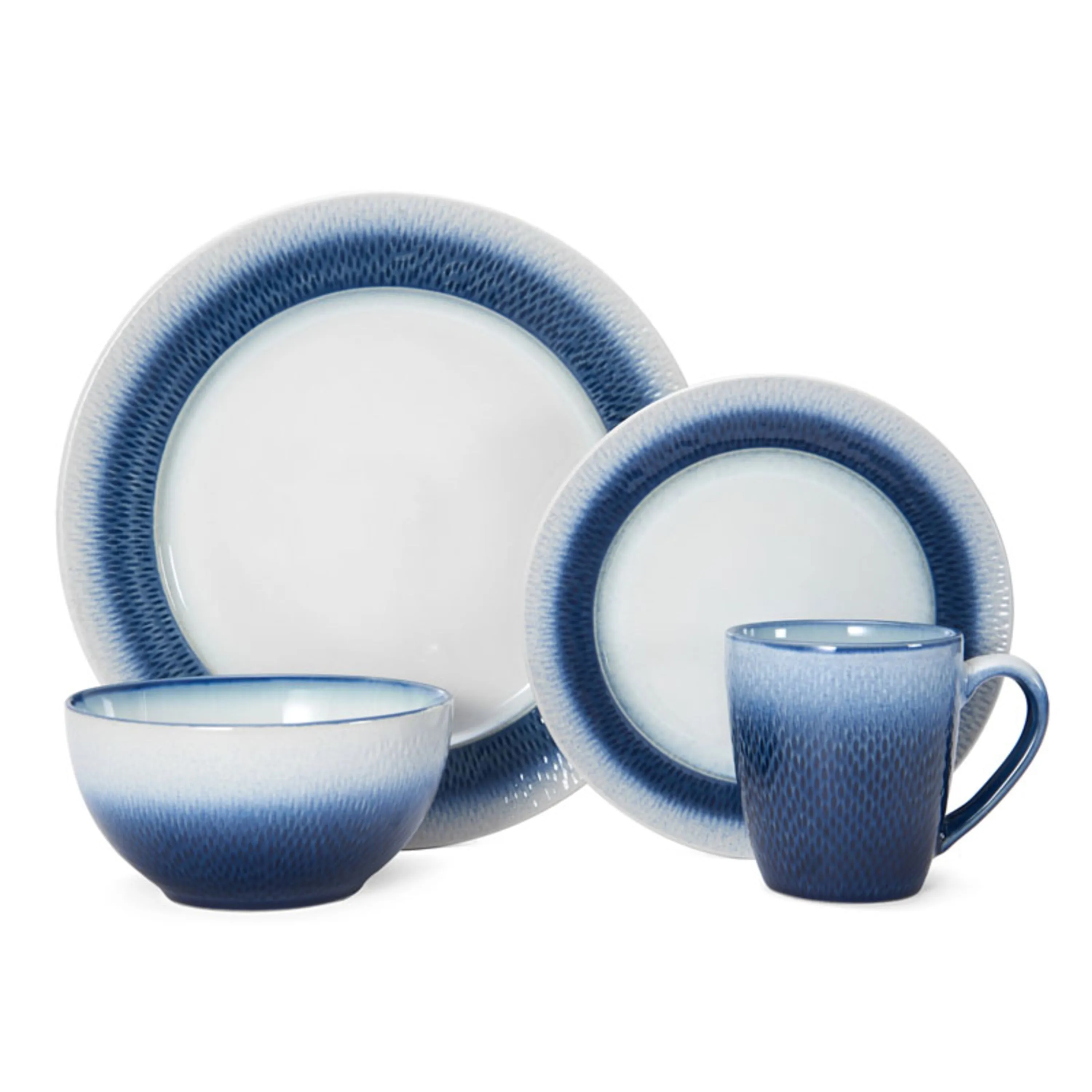 Eclipse Blue 16-Pc. Set, Service for 4 
      
          Eclipse Blue 16-Pc. Set, Service for 4