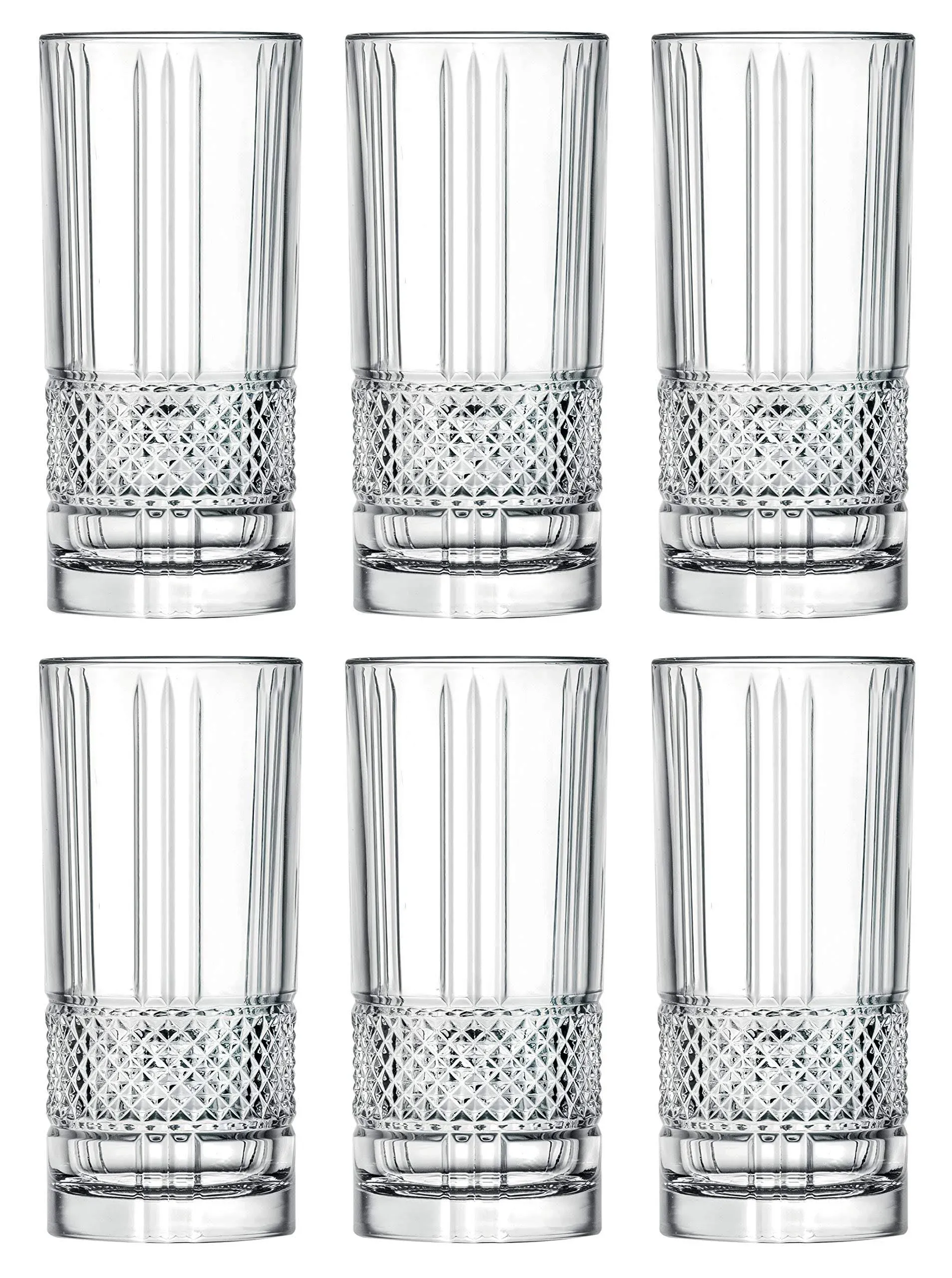 Barski Highball Glasses Set of 6