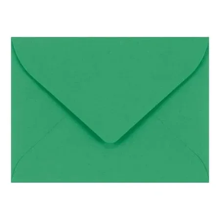 LUX #17 Mini Envelopes (2 11/16 x 3 11/16) 50/Pack, Holiday Green (LUXLEVC-17-50) | Staples