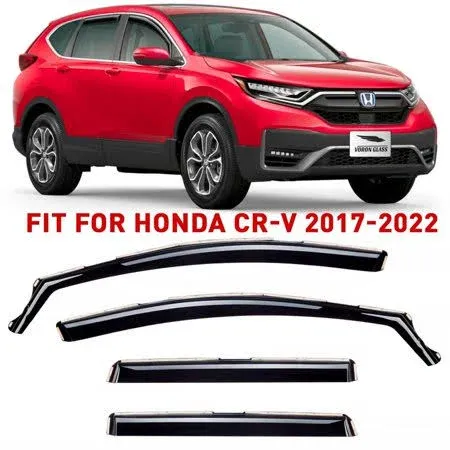 Sun Rain Visors Wind Rain Guards for 2017-2022 Honda CR-V (CRV)  | eBay