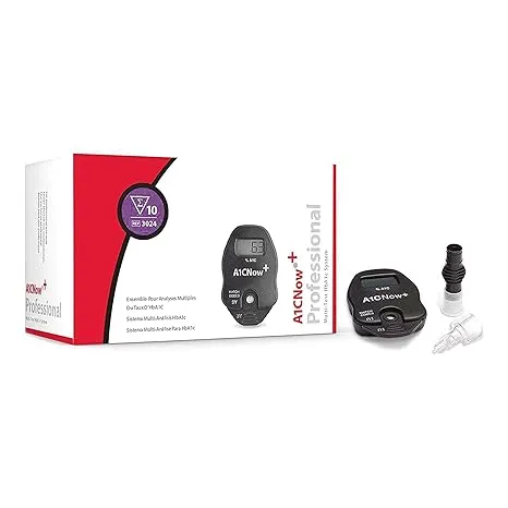 PTS Diagnostics A1C Now+ HbA1c Diagnostic Meter with 10 Test Cartridges