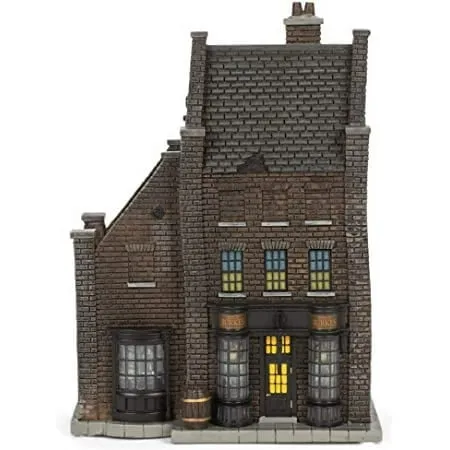 Department 56 Harry Potter Village Borgin and Burkes Lit Building, 8.74 Inch, Multicolor