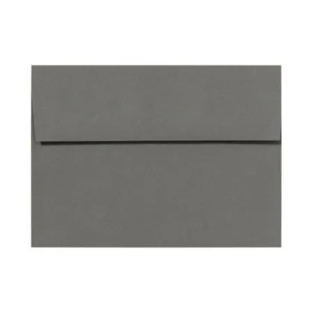 LUXPaper A7 Invitation Envelopes | Peel & Press | 5 1/4" x 7 1/4" | Smoke Gray | 80lb. Text | 50 Qty