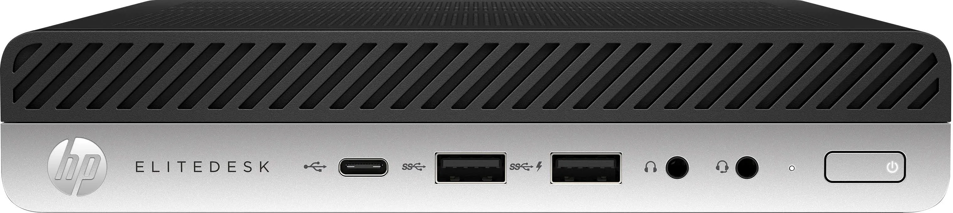 HP EliteDesk 800 G3 Desktop Mini PC, Intel Core i5 7500T 2.7Ghz, 8GB DDR4 RAM, 256GB NVMe M.2 SSD, USB Type C, Windows 10 Pro