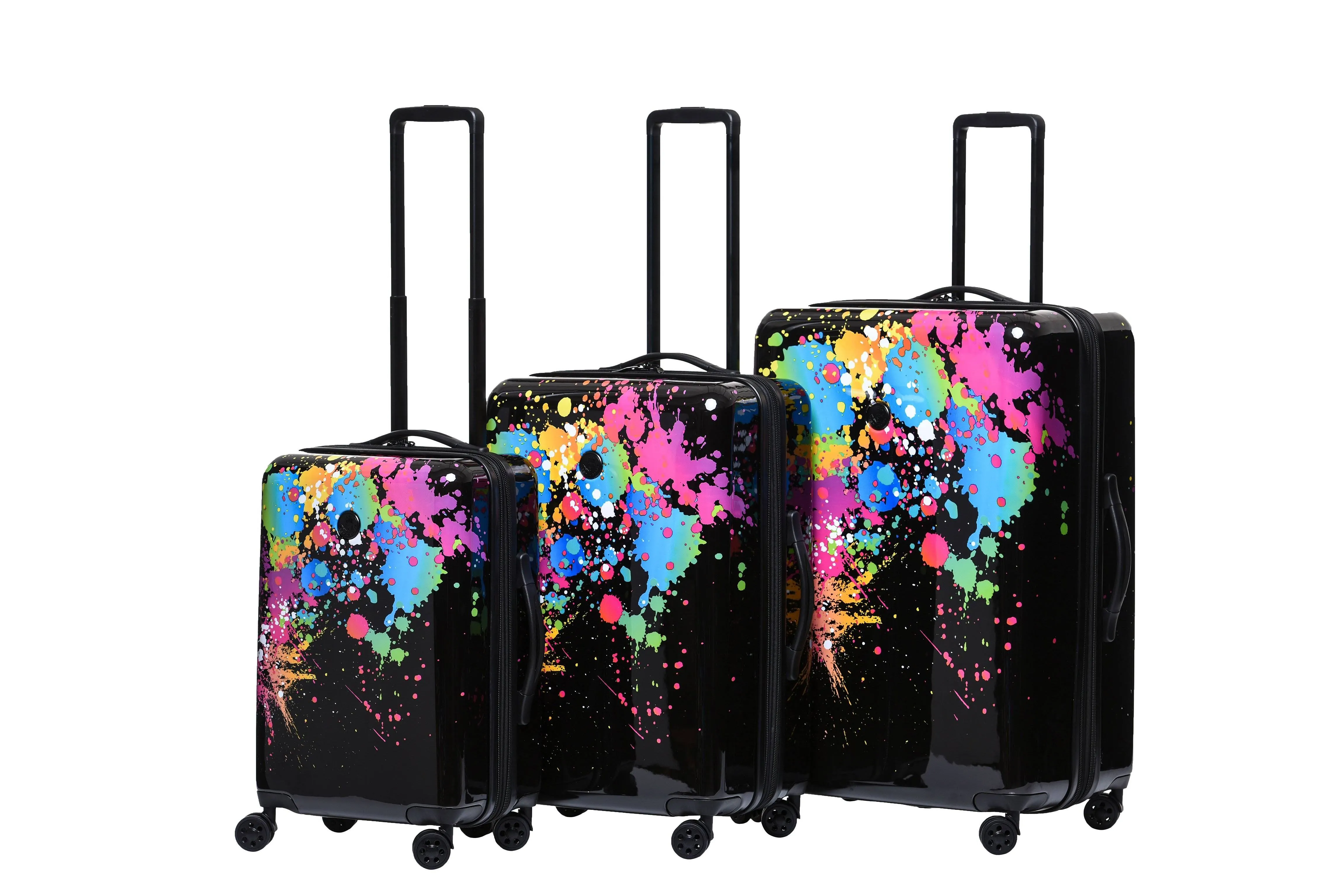 Body Glove Luggage Set 3-Pc+Hardside+<wbr/>Pockets+Lightw<wbr/>eight+Rolling+<wbr/>Spinner Wheels