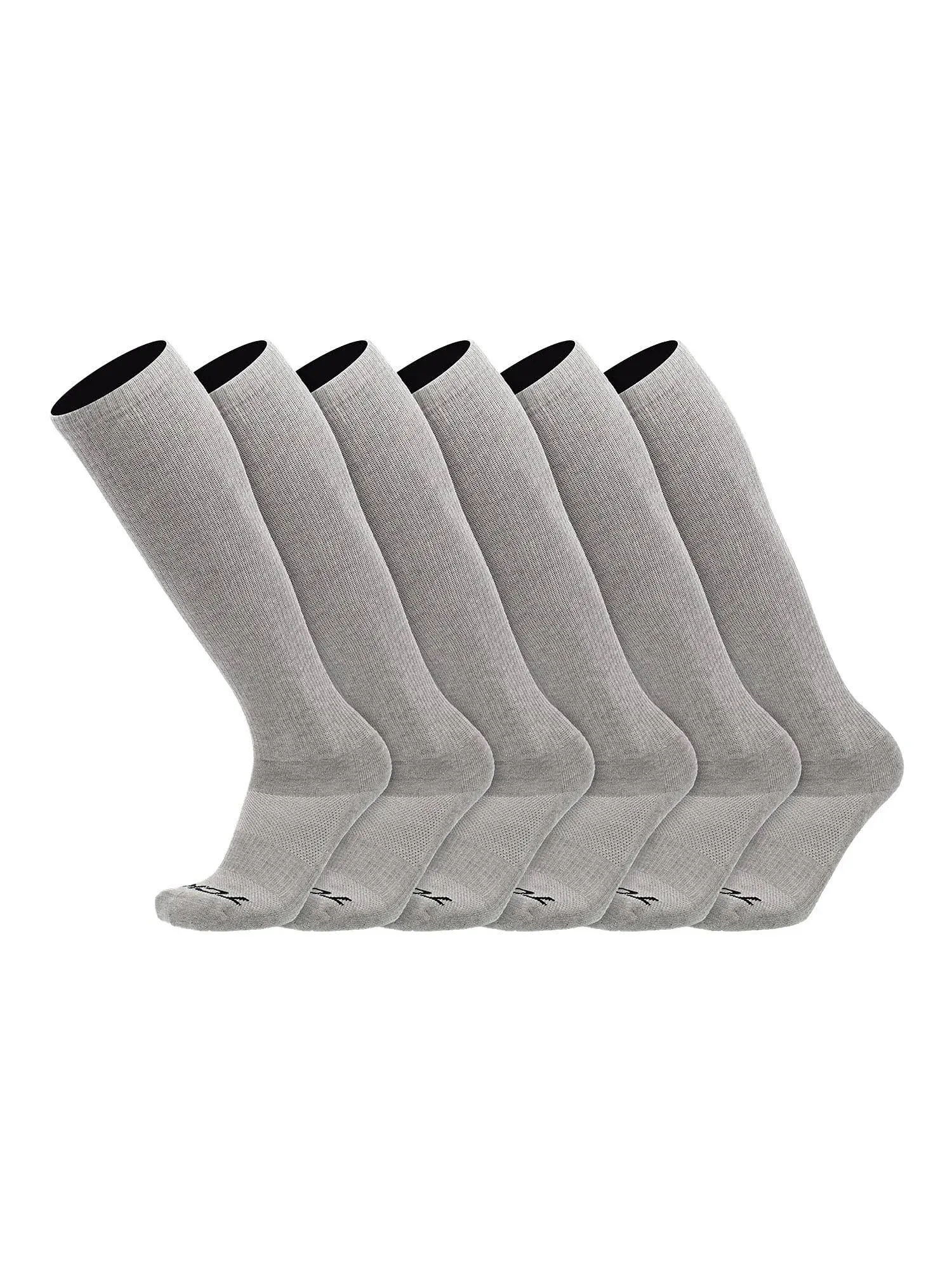 Over the Calf Work Socks for Men and Women 9-11 10-13 13-15 Moisture Wicking Tall Cushioned Knee High Boot Socks 6-pack