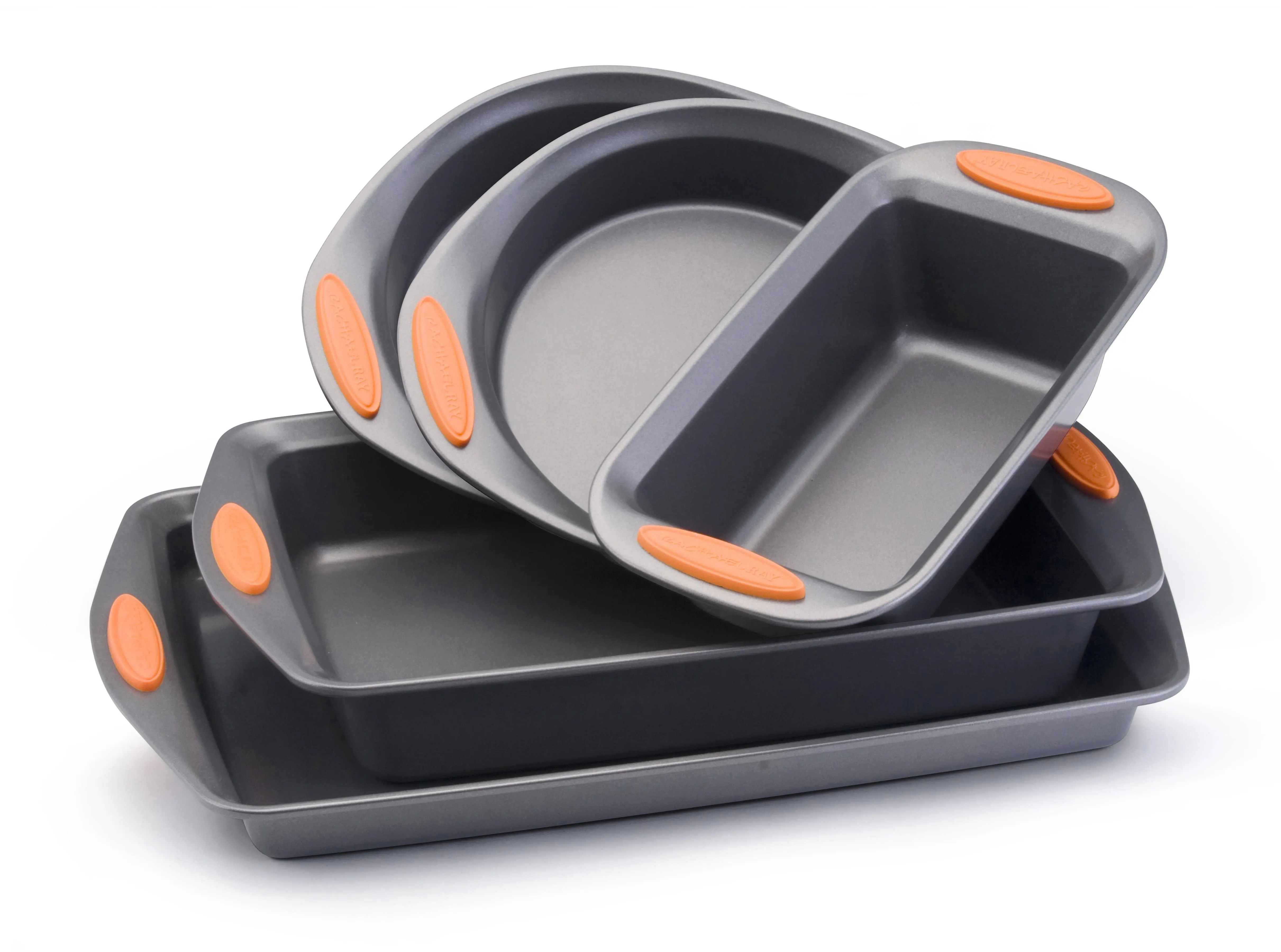 Rachael Ray Oven Lovin' 5-Piece Bakeware Set, Gray