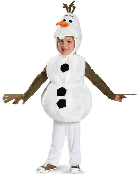 Licensed Disney Frozen Olaf Deluxe Plush Snowman Toddler Infant Boy Costume