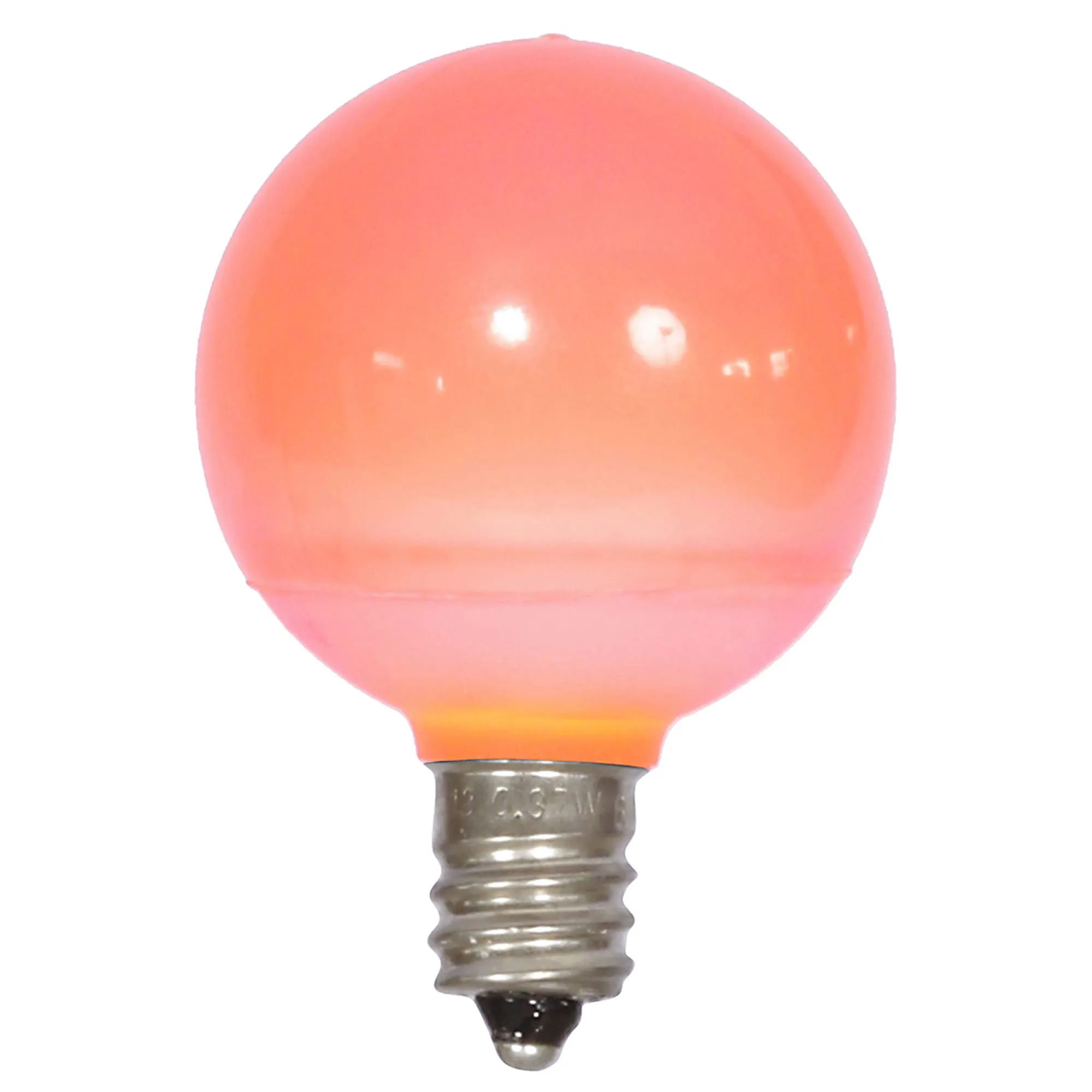 Vickerman G40 Pink Ceramic LED Replacement Bulb, package of 25