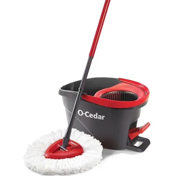 O-Cedar EasyWring Microfiber Spin Mop and Bucket Floor Cleaning System