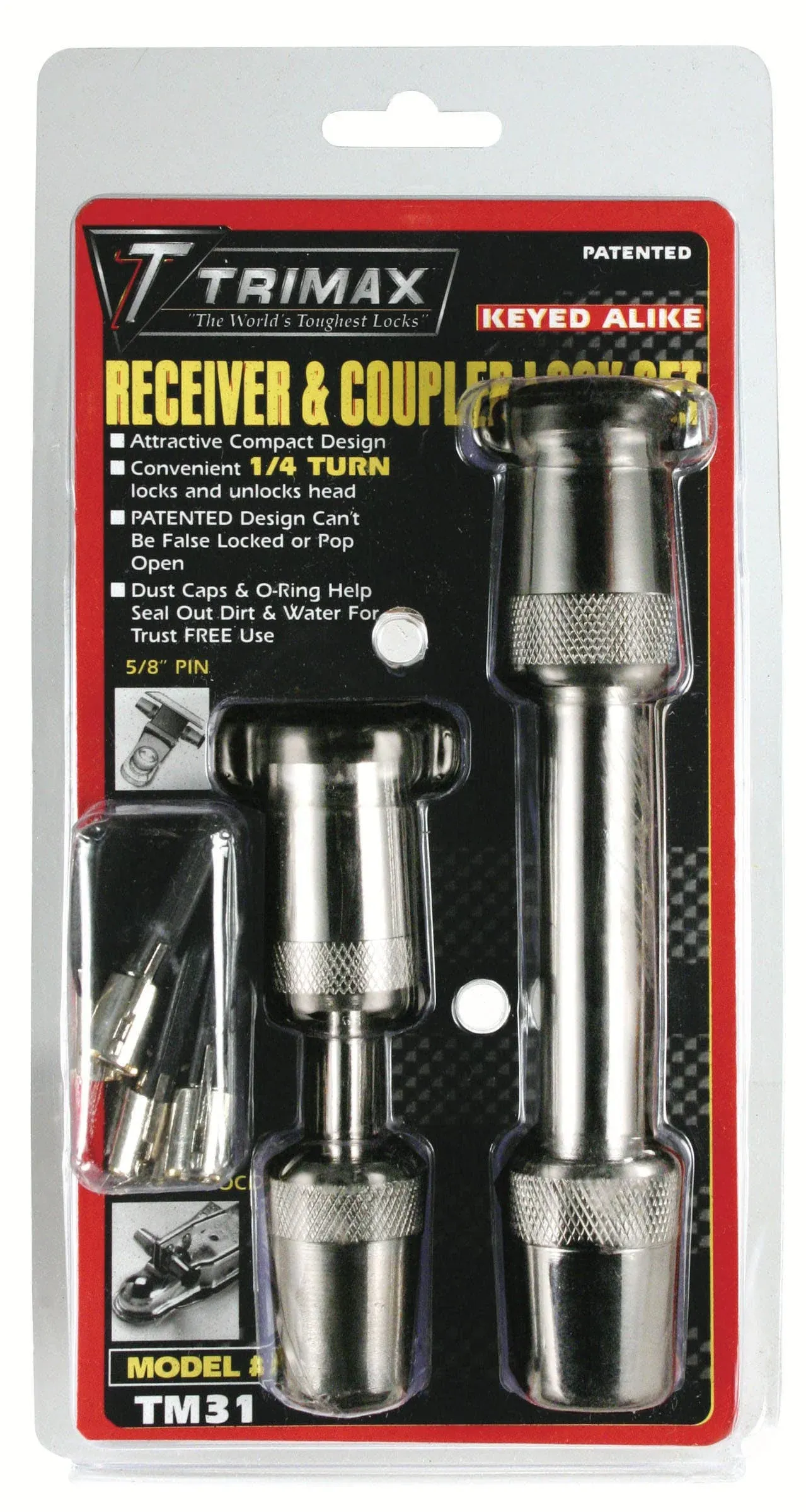 Trimax TM31 Receiver/Coupler Lock Set