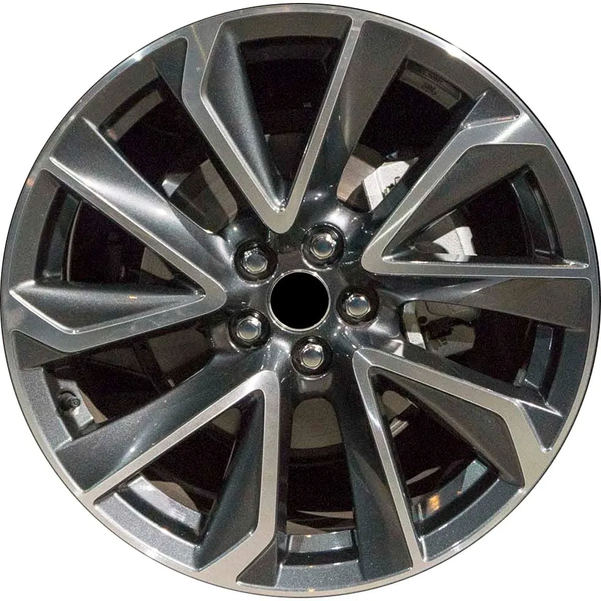 New 18&quot; 2019-2022 Toyota Corolla Machined and Charcoal Replacement Alloy Wheel - 75236