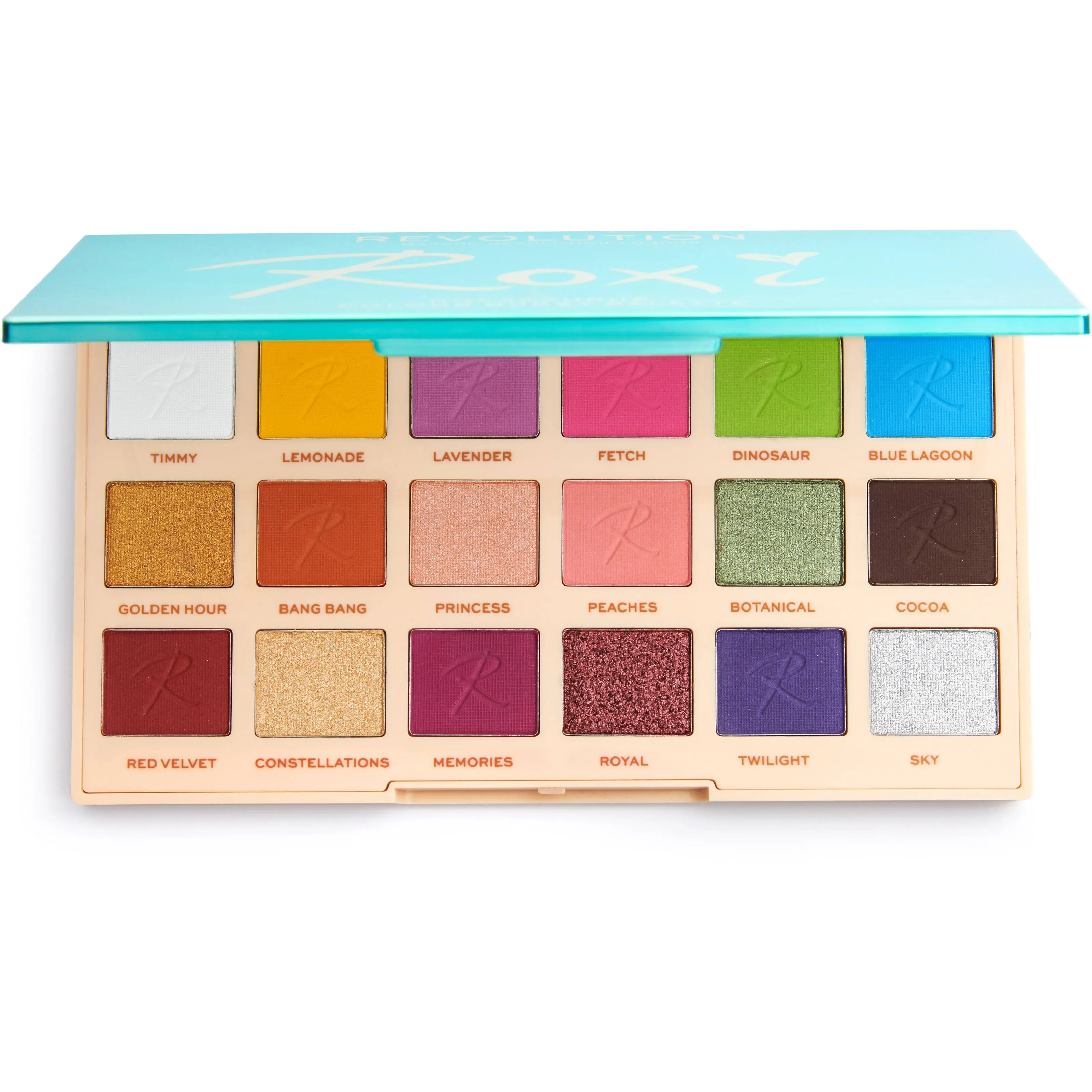 Makeup Revolution Eyeshadow Palette, x Roxxsaurus Colour Color Burst