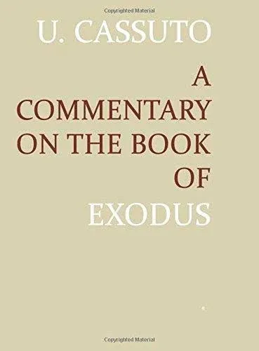 A COMMENTARY ON THE BOOK OF EXODUS By Umberto Moshe David Cassuto; **BRAND NEW**