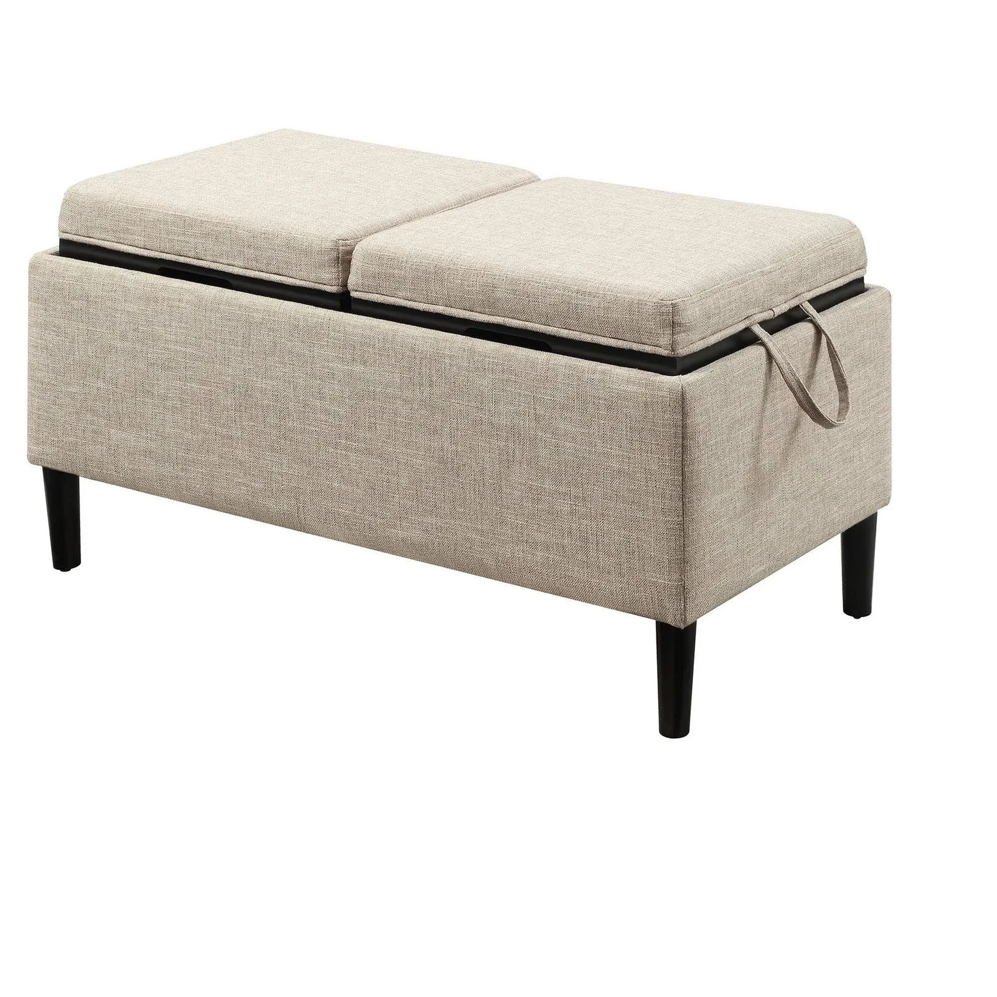 Storage Ottoman with Trays