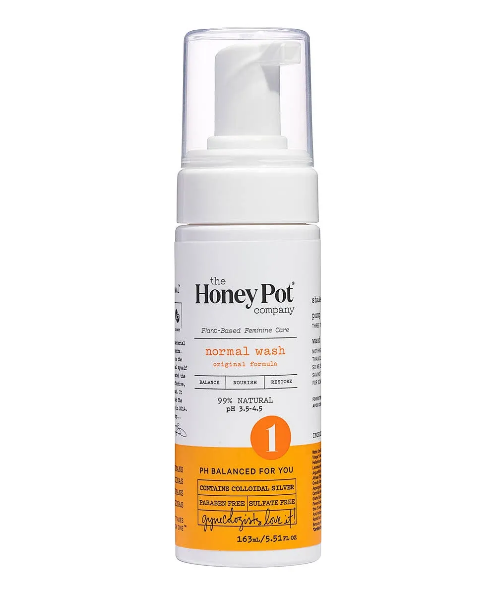 The Honey Pot - 100% Herbal Normal Wash - feminine cleanse , 5.51 FZ