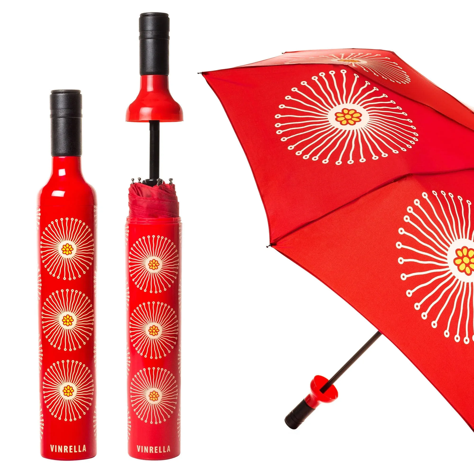 Vinrella Wine Bottle Umbrella - Flora