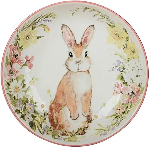 Certified International Easter Garden Serving Bowl