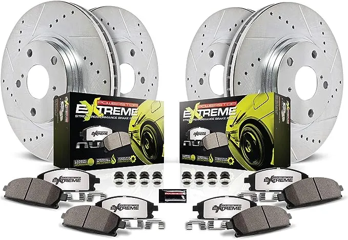 Power Stop Z26 Street Warrior Front and Rear Brake Kit