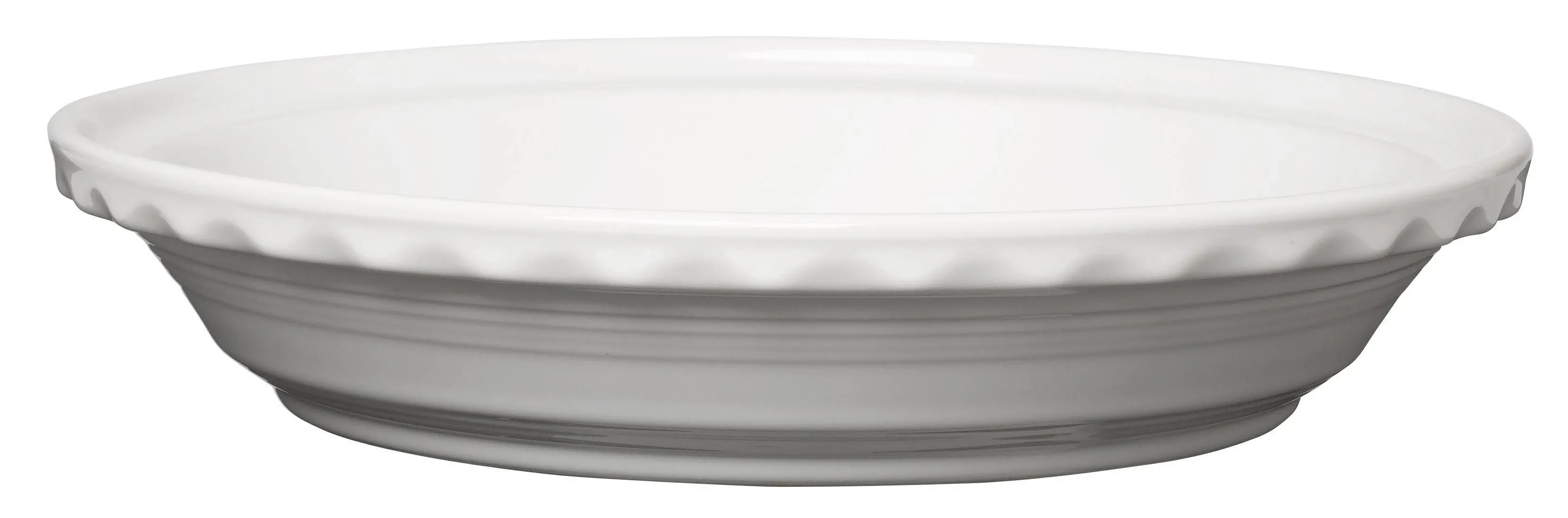 Fiesta Deep Dish Pie Baker, White