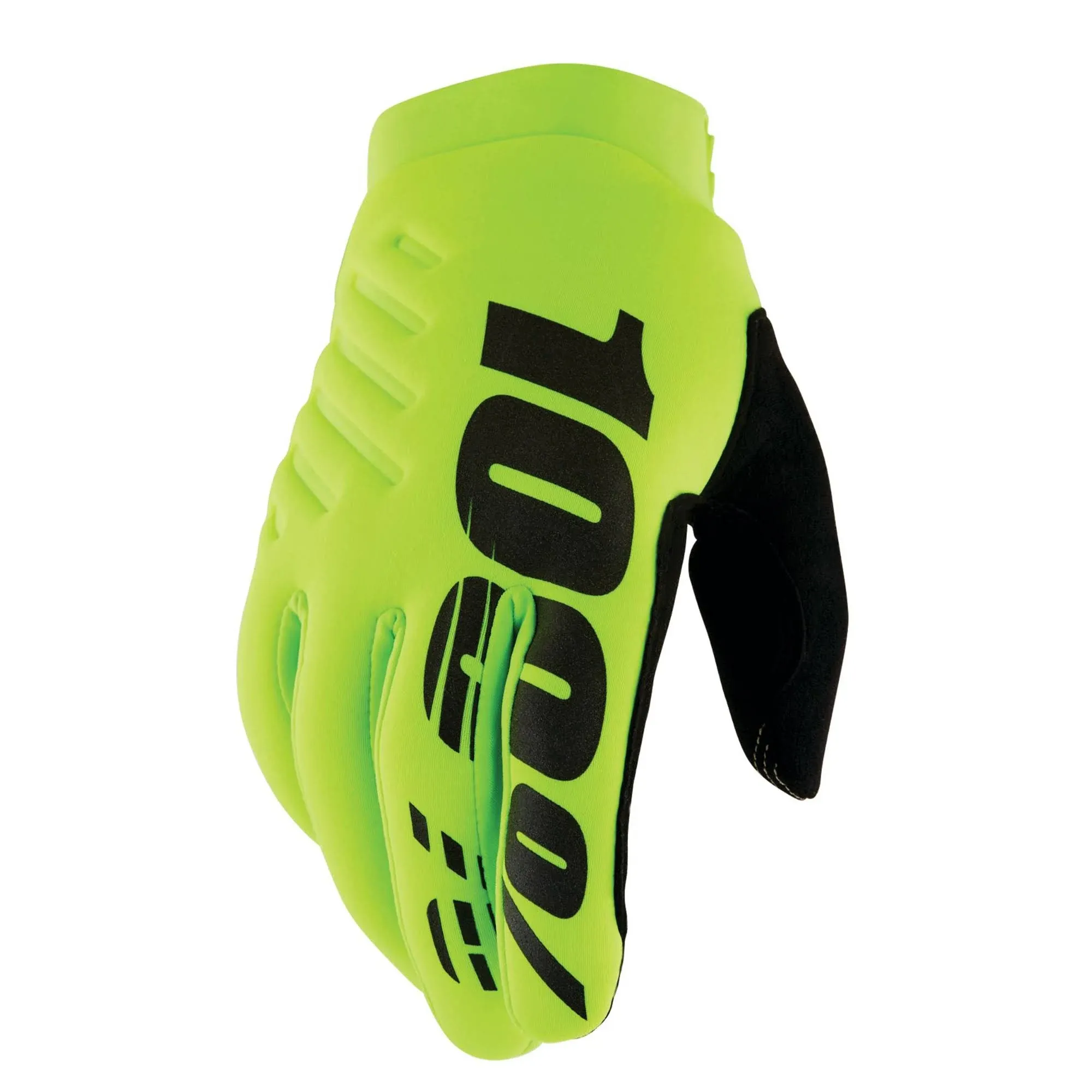 Guantes de motocross y bicicleta de montaña para clima frío 100% BRISKER - Equipo de protección cálido para carreras de deportes de montaña y MX de invierno