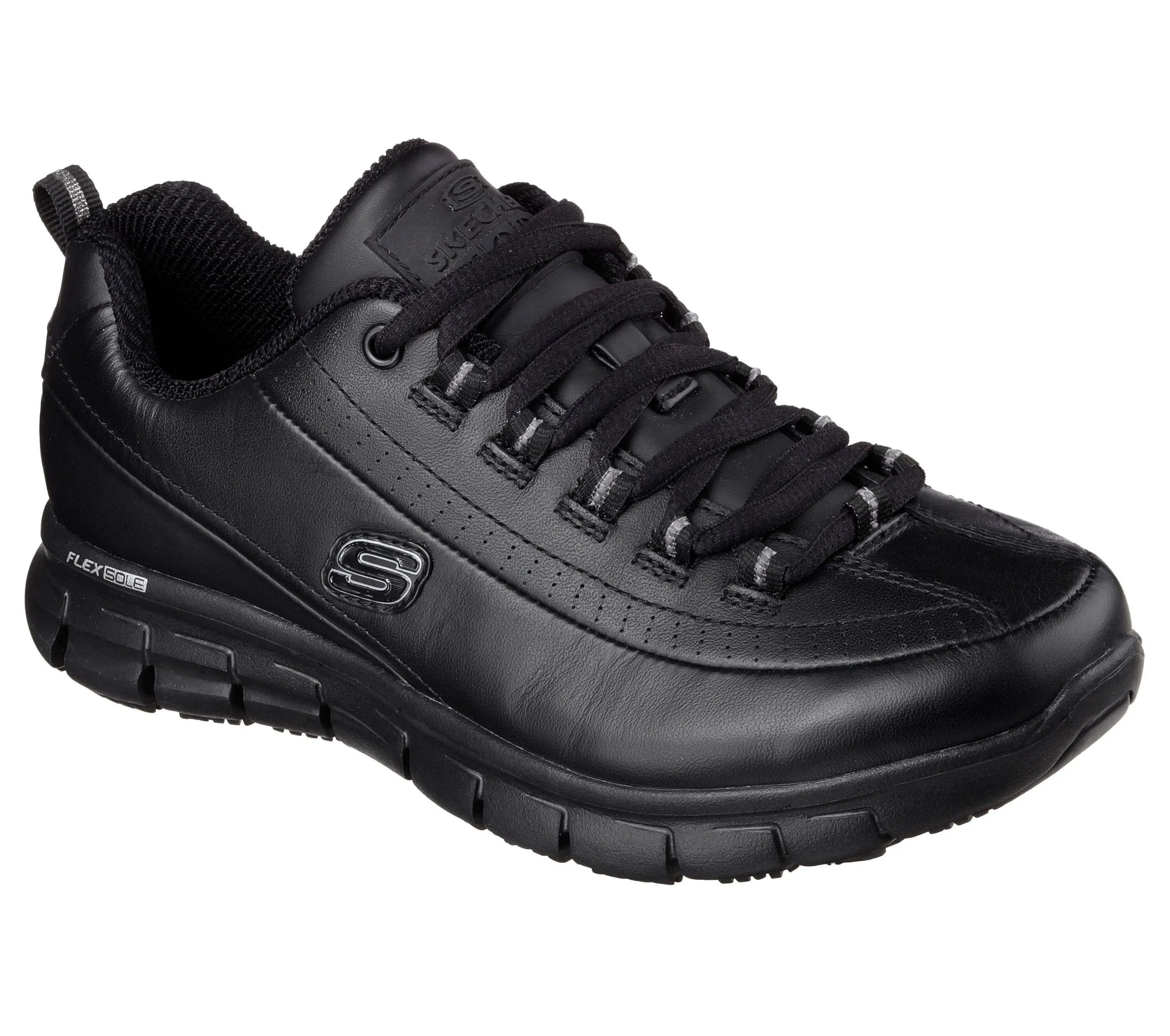 Skechers Work Sure Track - Trickel (Black) Women's Shoes