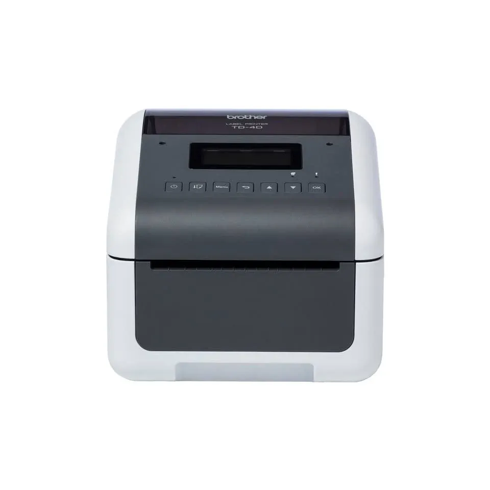 Brother TD4420DN 4-inch Thermal Desktop Barcode and Label Printer, for Labels, Barcodes, Receipts and Tags, 203 dpi, 8 IPS, Standard USB and Serial, Ethernet LAN